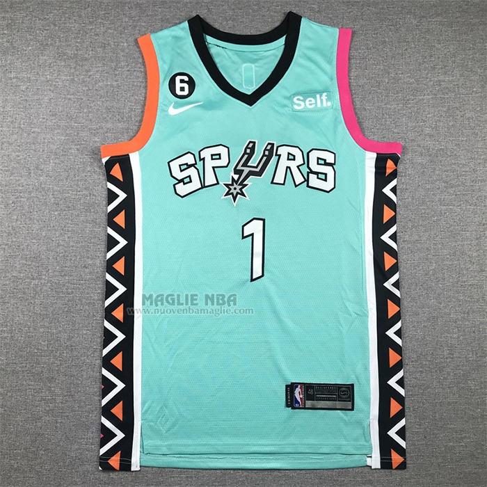 Maglia
 Victor Wembanyama NO 1 San Antonio Spurs Citta
 2022-23 Verde
